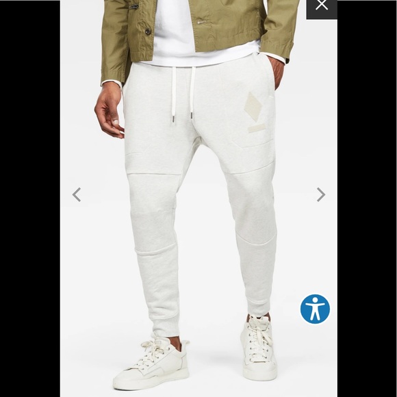 Mens G-Star Raw Slim Tapered Sweatpants